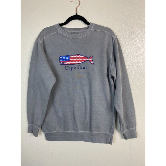 Comfort Colors Other - Comfort Colors Cape Cod Gray Sweatshirt Men Size Small Lounge Vacation Casual